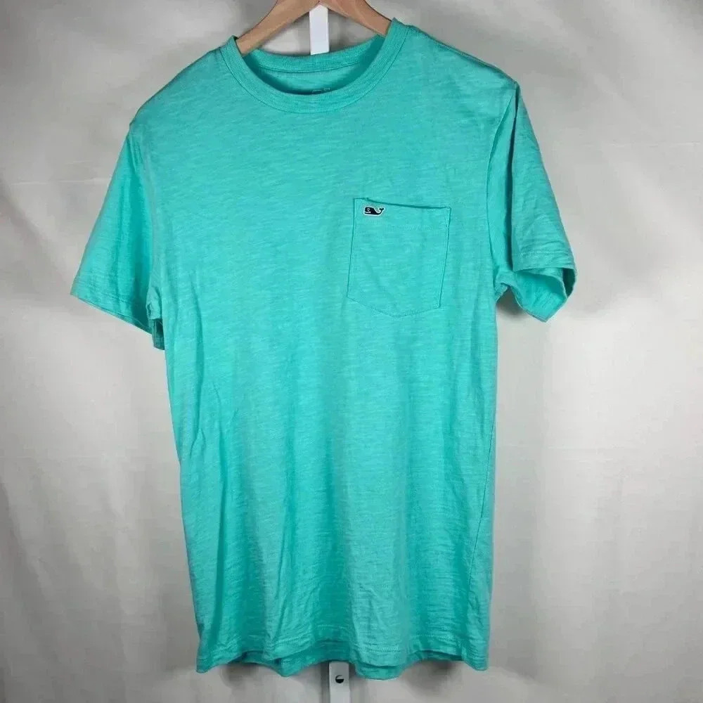 2/$30 Vineyard Vines Size XS T-shirt Teal Cotton Casual